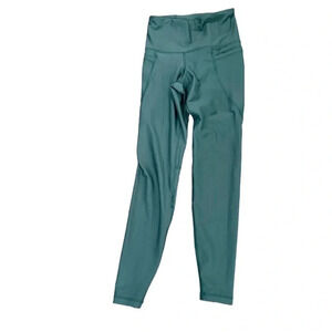 Old Navy Active Powersoft Go-Dry High Rise Green Leggings Size XS GUC